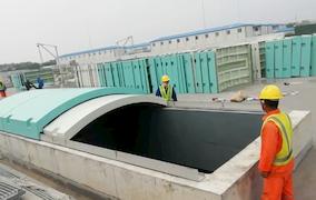 上海市白龍港污水廠罩蓋